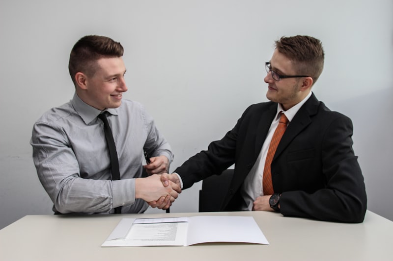 Professional handshake